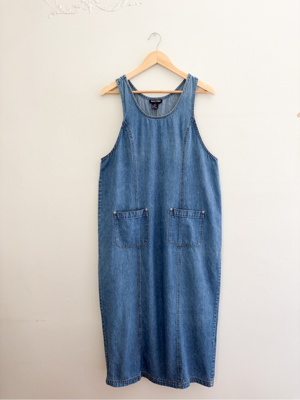 Vintage Denim Pinafore Dress